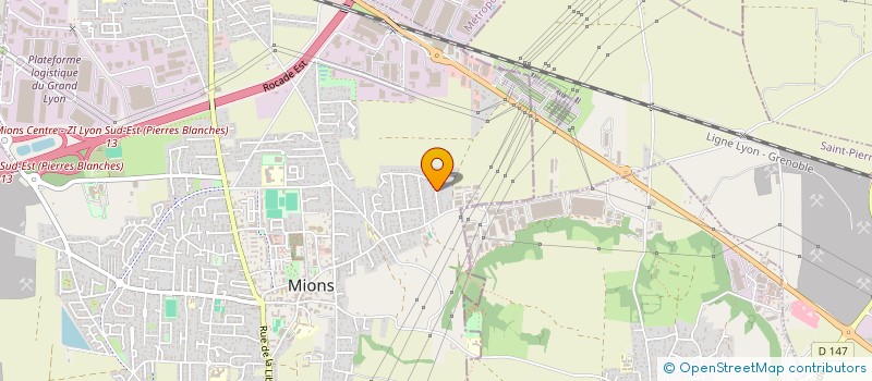 localisation de l'entreprise RHONE INDUSTRIE INGENIERIE REALISATION à MIONS