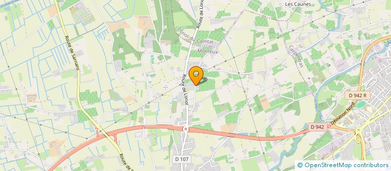 localisation de l'entreprise RHONE INVESTISSEMENT  MONTEUX