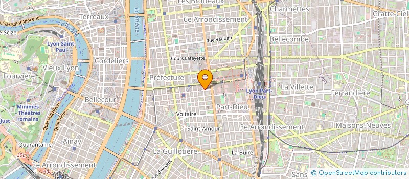 localisation de l'entreprise RHONE INVESTISSEMENTS à LYON
