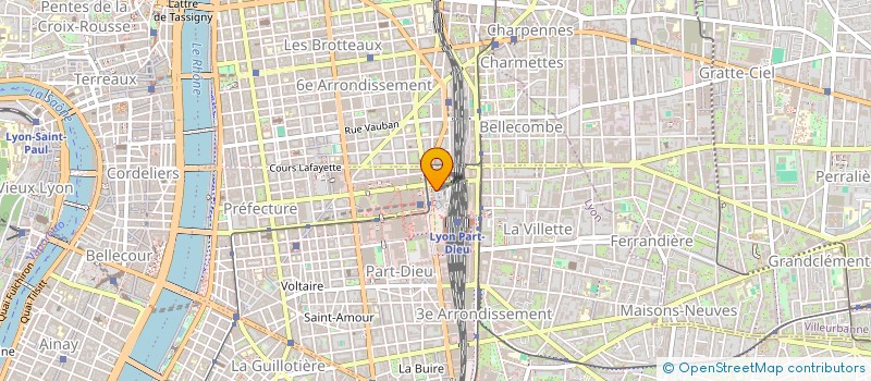 localisation de l'entreprise RHONE LOGISTIQUE à LYON