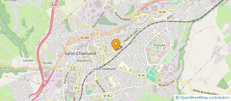localisation de l'entreprise RHONE LOIRE CONSULTANTS à SAINT-CHAMOND