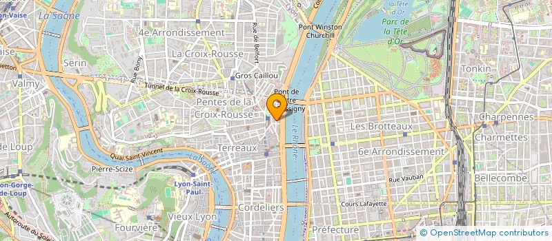 localisation de l'entreprise RHONE MANAGEMENT à LYON