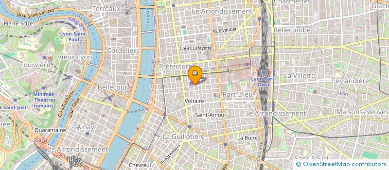 localisation de l'entreprise RHONE METALLURGIE  LYON