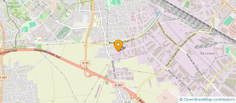 localisation de l'entreprise RHONE MULTISERVICES  VENISSIEUX