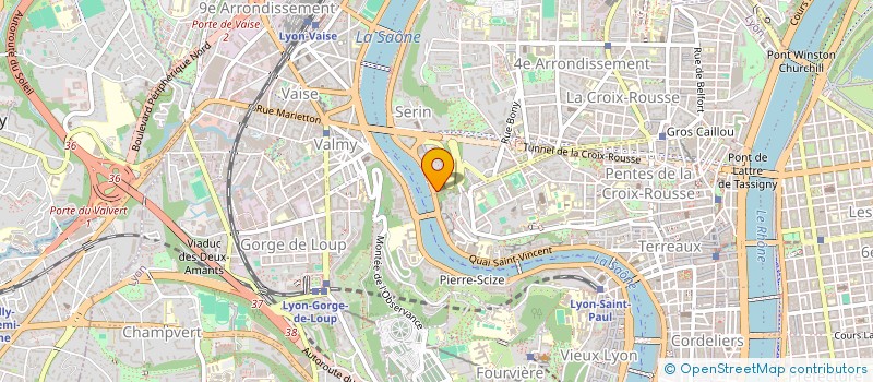 localisation de l'entreprise RHONE & PACY à LYON
