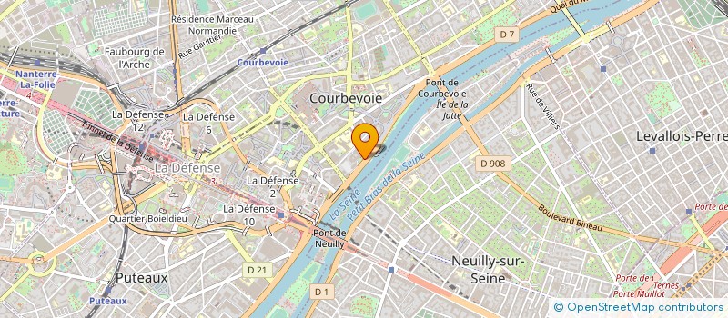 localisation de l'entreprise RHONE POULENC SPORTS COURBEVOIE à COURBEVOIE