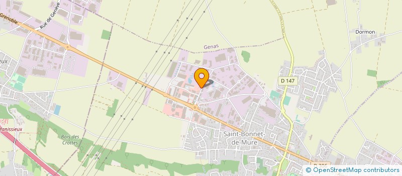 localisation de l'entreprise RHONE PREVENTION INTERVENTION SECURITE  SAINT-BONNET-DE-MURE