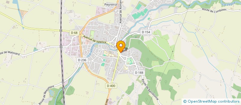 localisation de l'entreprise RHONE - RECOUVREMENTS - GRI à CHABEUIL