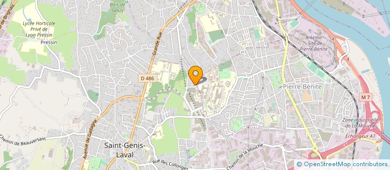 localisation de l'entreprise RHONE RENOV'ISO  SAINT-GENIS-LAVAL