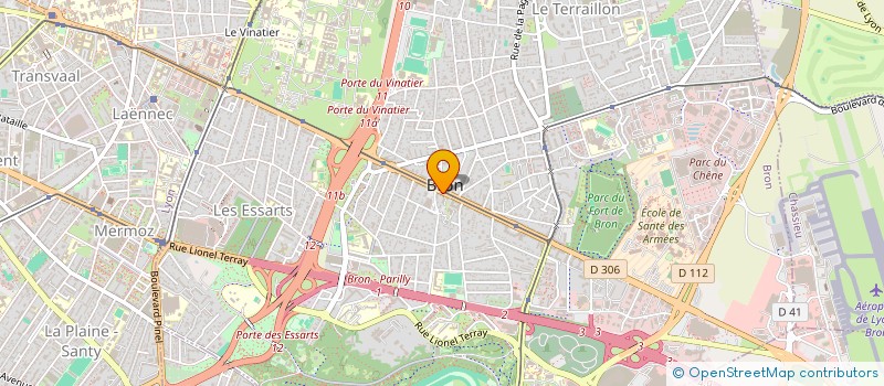 localisation de l'entreprise RHONE-SECU-PROTECTION  BRON