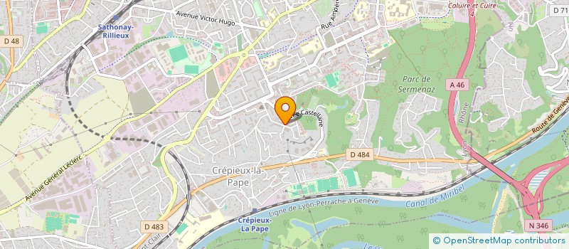 localisation de l'entreprise RHONE SECURI CONFORT à RILLIEUX-LA-PAPE