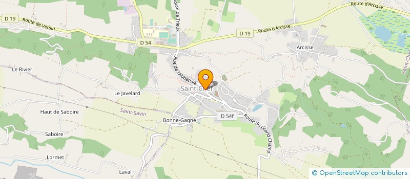 localisation de l'entreprise RHONE VALLEE BREW & SPIRITS  SAINT-CHEF