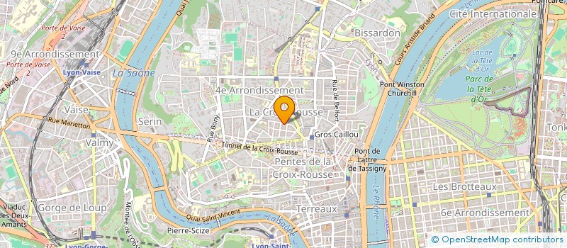 localisation de l'entreprise RHONE X  LYON