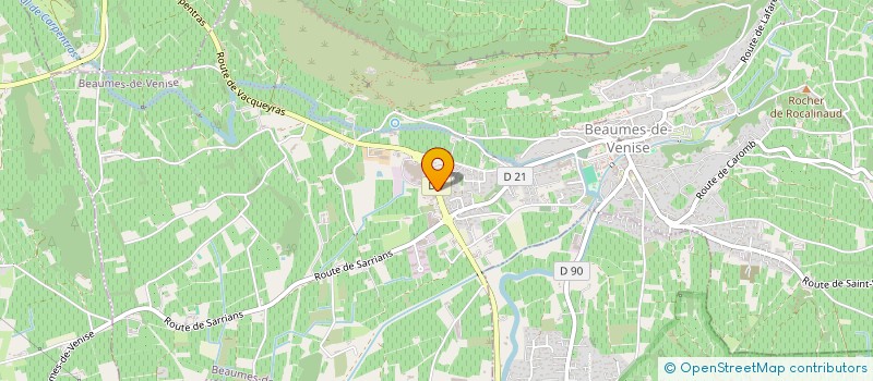 localisation de l'entreprise RHONEA DISTRIBUTION  BEAUMES-DE-VENISE