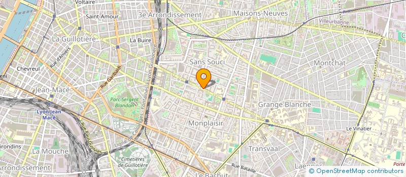 localisation de l'entreprise RHONES ALPES ECO à LYON