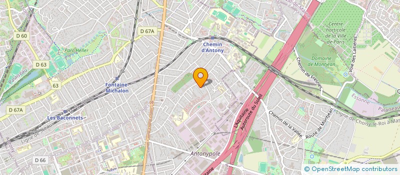 localisation de l'entreprise RHPAIE EXTERNALISATION à ANTONY