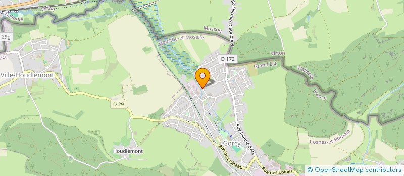 localisation de l'entreprise RHR AUTO  GORCY