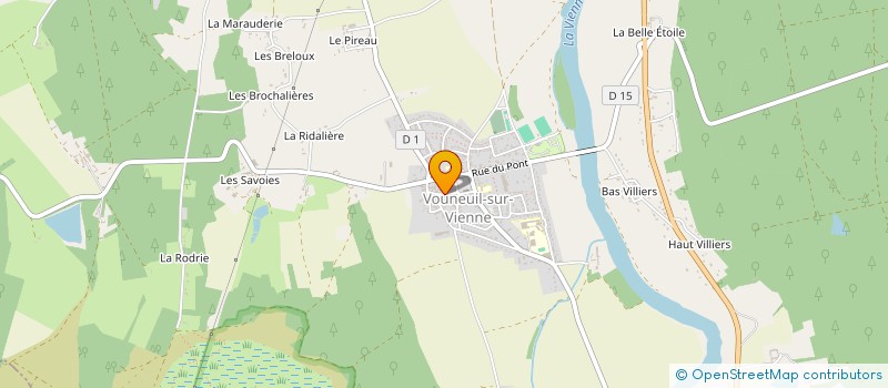 localisation de l'entreprise RHS  VOUNEUIL-SUR-VIENNE