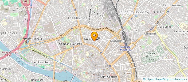 localisation de l'entreprise RHSF - HRWB CONSULTING  TOULOUSE