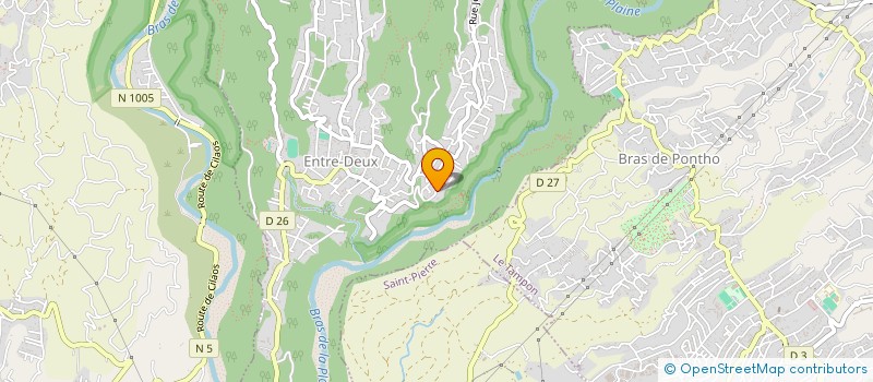 localisation de l'entreprise RHSOI  ENTRE-DEUX