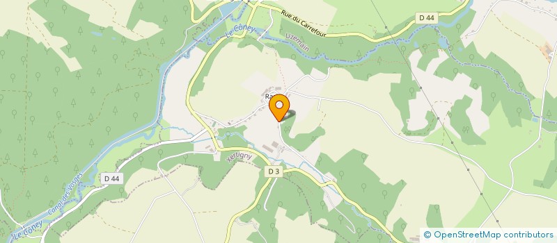 localisation de l'entreprise RHUB'ENR SAS  XERTIGNY