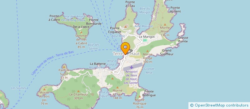 localisation de l'entreprise RHUM & DELICES à TERRE-DE-HAUT