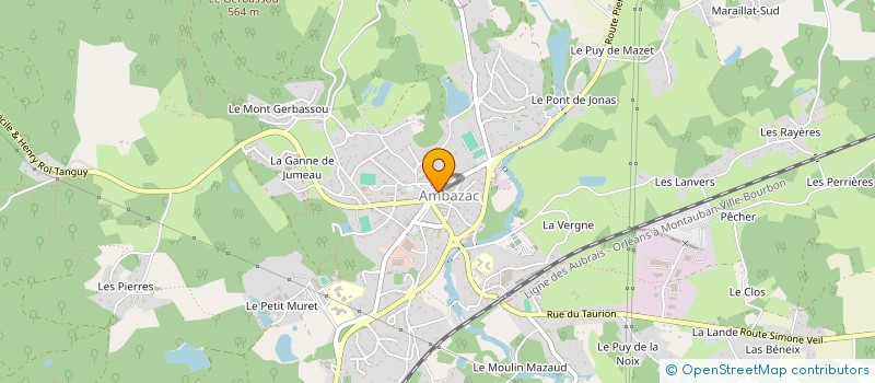 localisation de l'entreprise RHUM & JASMIN  AMBAZAC