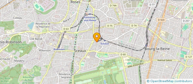 localisation de l'entreprise RHUMAPHAM à SCEAUX