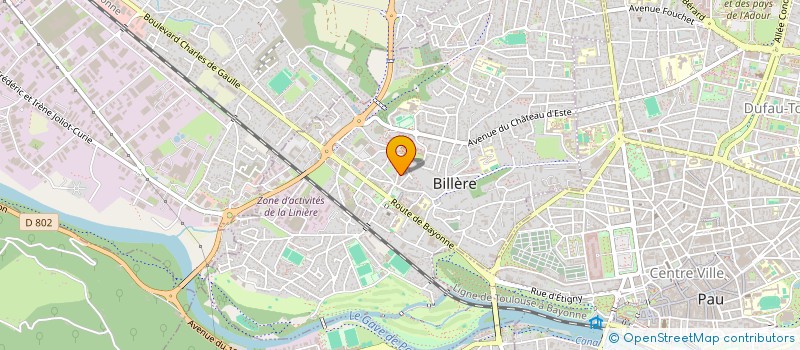 localisation de l'entreprise RHUMART SELARL à BILLERE