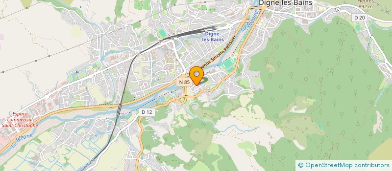localisation de l'entreprise RHUMATISMALP PROVENCE à DIGNE-LES-BAINS