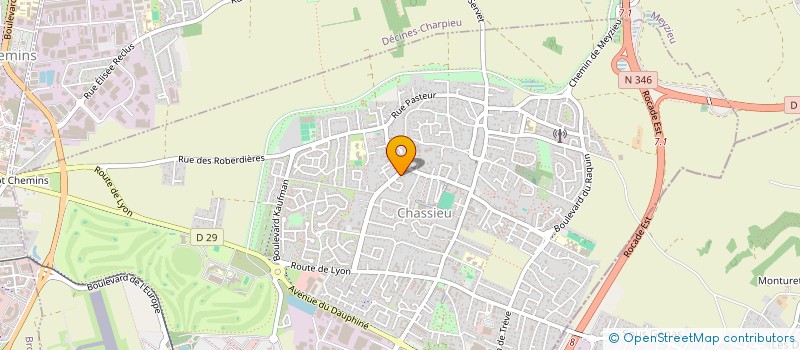 localisation de l'entreprise RHUMATO DUBOURG PILAT  CHASSIEU