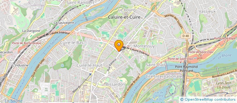 localisation de l'entreprise RHUMATO LYON NORD  CALUIRE-ET-CUIRE