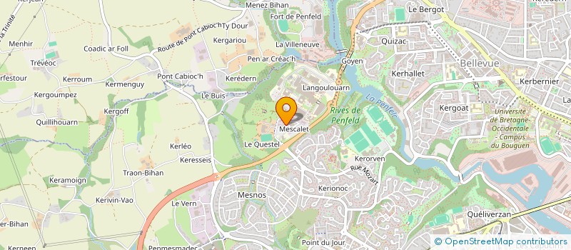 localisation de l'entreprise RHUMATOCEANE  BREST
