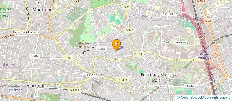 localisation de l'entreprise RHUMB LINE à FONTENAY-SOUS-BOIS