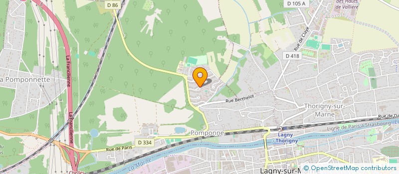 localisation de l'entreprise RHUMS BRIN  POMPONNE