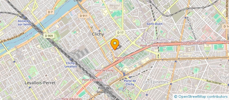 localisation de l'entreprise RHUMTROTTERS à CLICHY