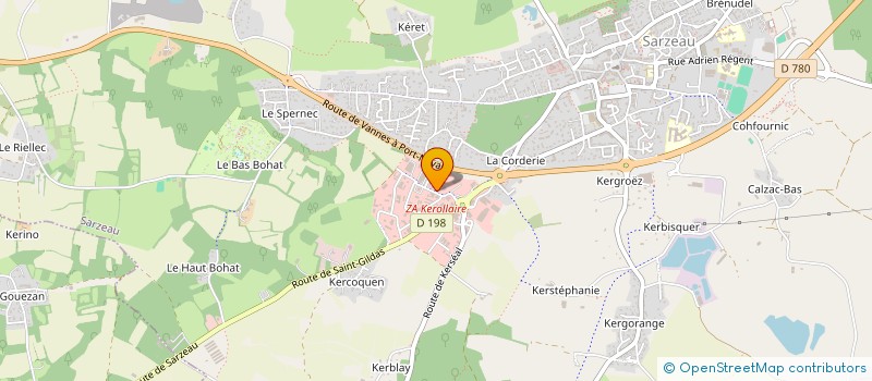 localisation de l'entreprise RHUYS AMENAGEMENTS  SARZEAU