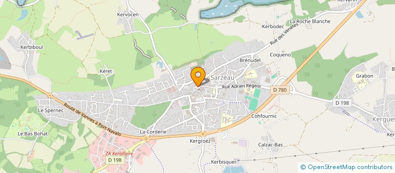 localisation de l'entreprise RHUYS BADMINTON  SARZEAU