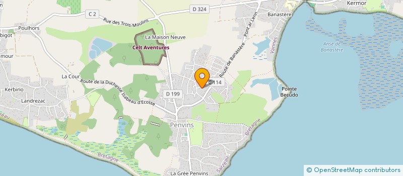 localisation de l'entreprise RHUYS EXPERTISE DRONE à SARZEAU