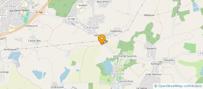 localisation de l'entreprise RHUYS INVESTISSEMENT  SARZEAU