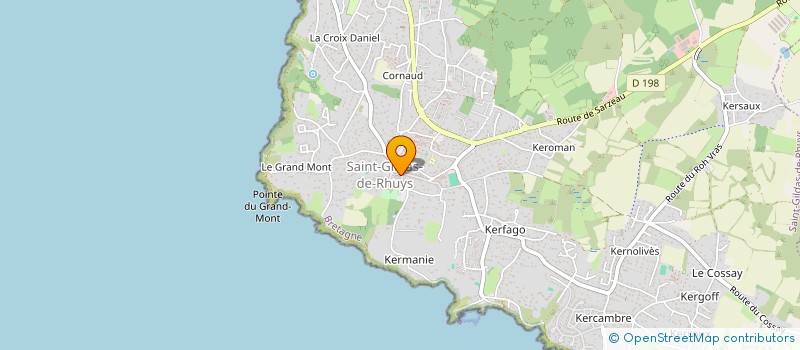 localisation de l'entreprise RHUYS VIANDES à SAINT-GILDAS-DE-RHUYS