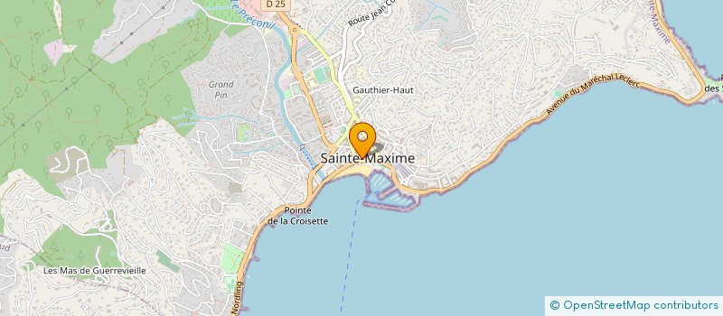 localisation de l'entreprise RHYBRO à SAINTE-MAXIME