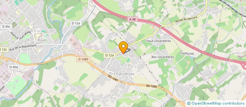 localisation de l'entreprise RHYDRO  CHARNECLES