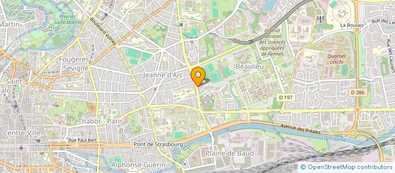 localisation de l'entreprise RHYK LMNP CASSANDRE  RENNES