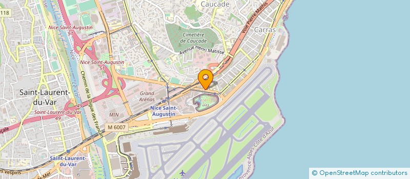localisation de l'entreprise RHYZ à NICE