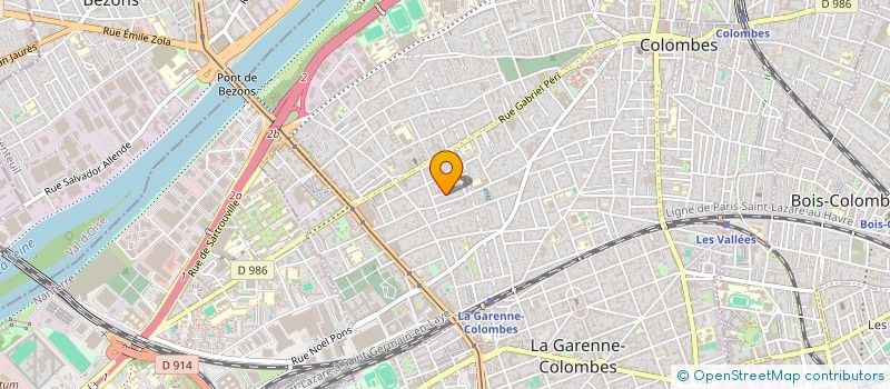 localisation de l'entreprise RI à COLOMBES