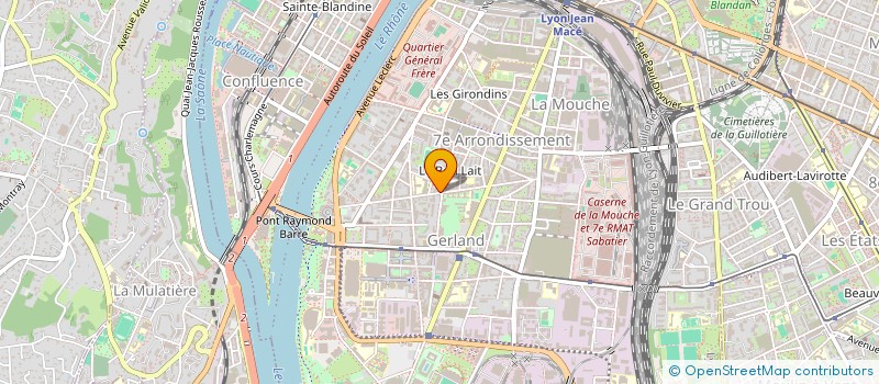 localisation de l'entreprise RI CONCEPT à LYON
