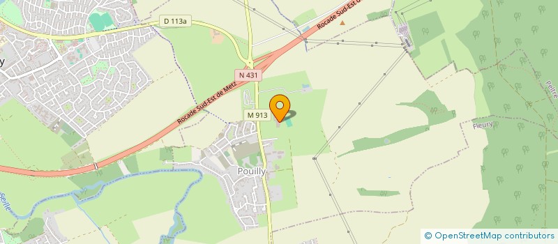 localisation de l'entreprise RI DRESSAGE  POUILLY