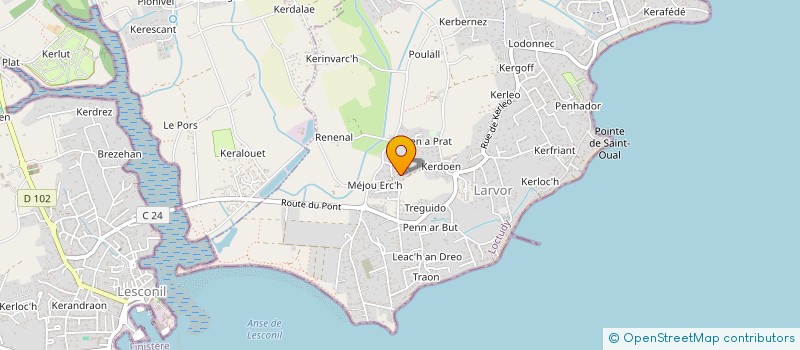 localisation de l'entreprise RI.GO.LE.  LOCTUDY