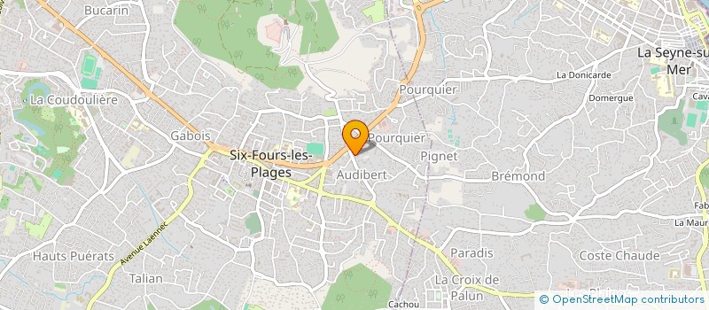 localisation de l'entreprise RI LE SERVICE EN + à SIX-FOURS-LES-PLAGES